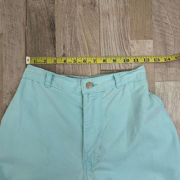 Vintage | 1980s Sky Blue Rainbow Pants - Picture 9 of 16